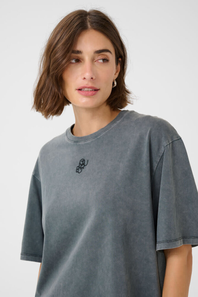 Culture Alfie Oversized Tee - Grey Wash