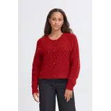 ICHI Belablue Cardigan - Red Dahlia ICHI Belablue Cardigan - Red Dahlia