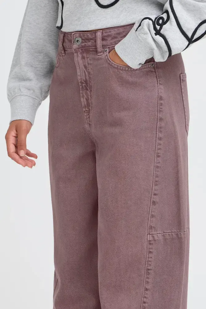 ICHI Mijalla Pants - Ruby Wine