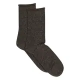 MP Denmark Lucinda glitter socks - Dark Brown MP Denmark Lucinda glitter socks - Dark Brown