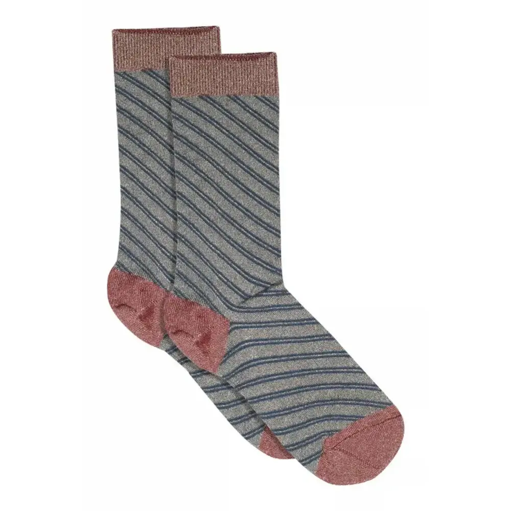 MP Denmark Else glitter socks - Dark Denim