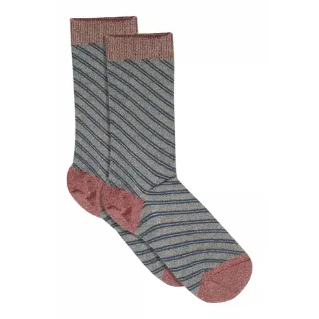 MP Denmark Else glitter socks - Dark Denim