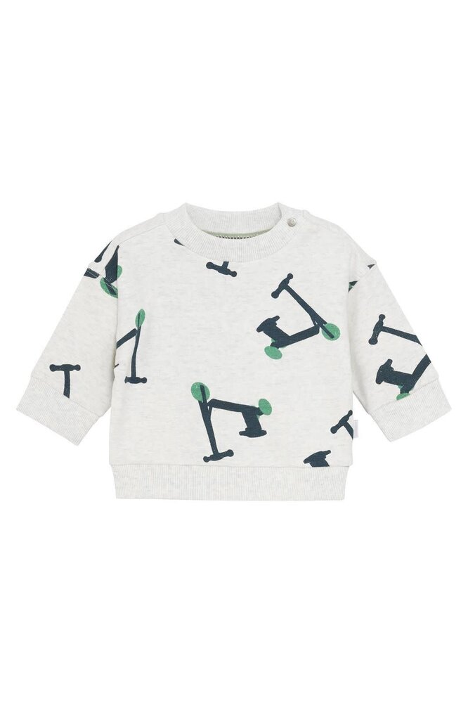 Noppies Sweater Sheldon - Vehicle Pattern Green