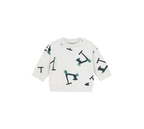 Noppies Sweater Sheldon - Vehicle Pattern Green Noppies Sweater Sheldon - Vehicle Pattern Green
