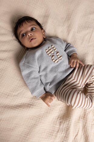 Noppies Broek Surry - Stripe pattern Medium Brown.