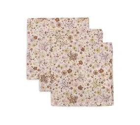 Jollein Hydrofiel Monddoekje 31x31cm Flower Fairies - 3 Stuks Jollein Hydrofiel Monddoekje 31x31cm Flower Fairies - 3 Stuks