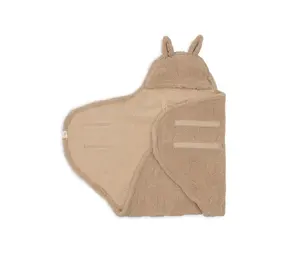 Jollein Wikkeldeken Miffy Jacquard Teddy - Biscuit Jollein Wikkeldeken Miffy Jacquard Teddy - Biscuit