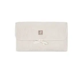 Jollein Verschoningsmat met Opbergvakken Cloudy Rib - Oatmeal Jollein Verschoningsmat met Opbergvakken Cloudy Rib - Oatmeal