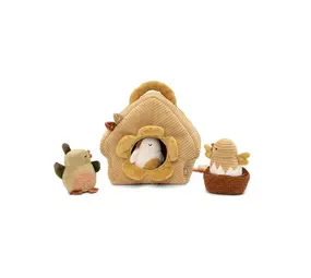 Jollein Hide and Seek Activiteitenspeeltje Set - Tiny Park Jollein Hide and Seek Activiteitenspeeltje Set - Tiny Park