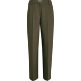 Peppercorn Delia Mid Waisted Straight Pant - Grape Leaf