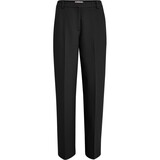 Peppercorn Delia Mid Waisted Straight Pant - Black
