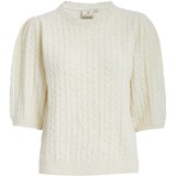 Peppercorn Kira Knit Blouse - Whitecap Grey