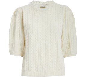 Peppercorn Kira Knit Blouse - Whitecap Grey Peppercorn Kira Knit Blouse - Whitecap Grey