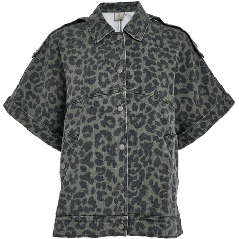 Peppercorn Jessica Vest - Grape Leaf Print