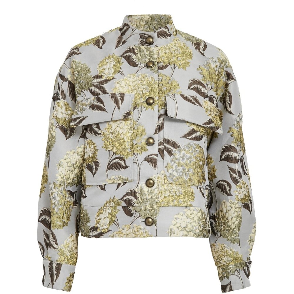 Peppercorn Kaiza Jacket - Fog Sand Jacquard