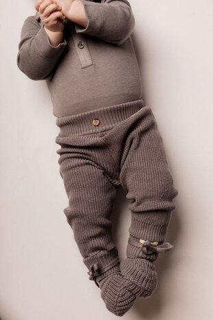 Baje Studio Knitted Legging Wil - Grey Steel