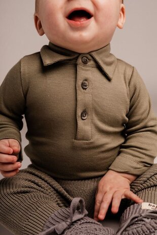 Baje Studio Bodysuit Davos - Green Steel