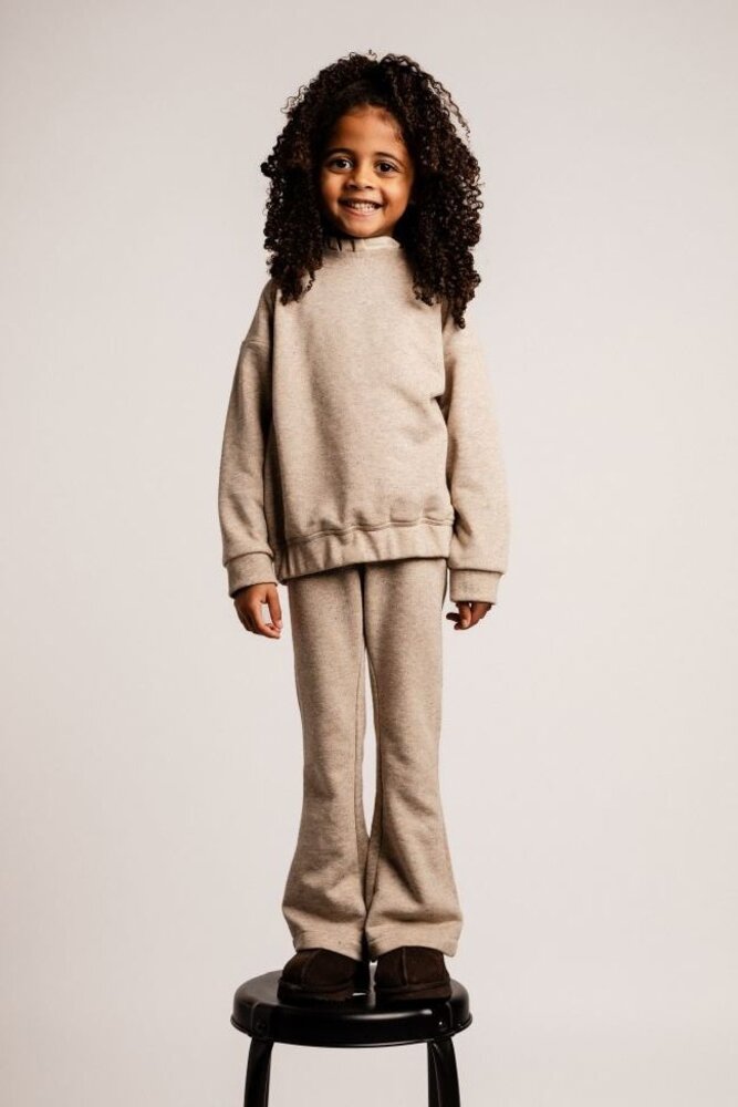 Baje Studio Flare Sweat Vouvry - Sand Melange