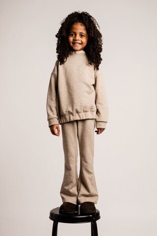 Baje Studio Flare Sweat Vouvry - Sand Melange