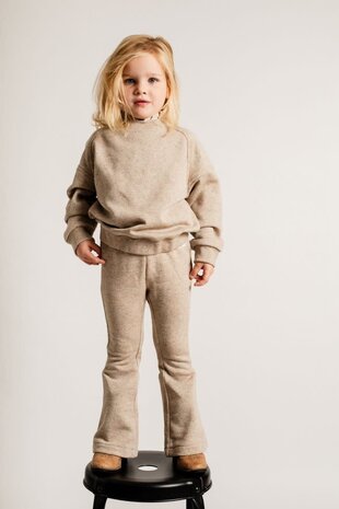 Baje Studio Flare Sweat Vouvry - Sand Melange