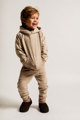 Baje Studio Sweat Hoodie Prez - Sand Melange