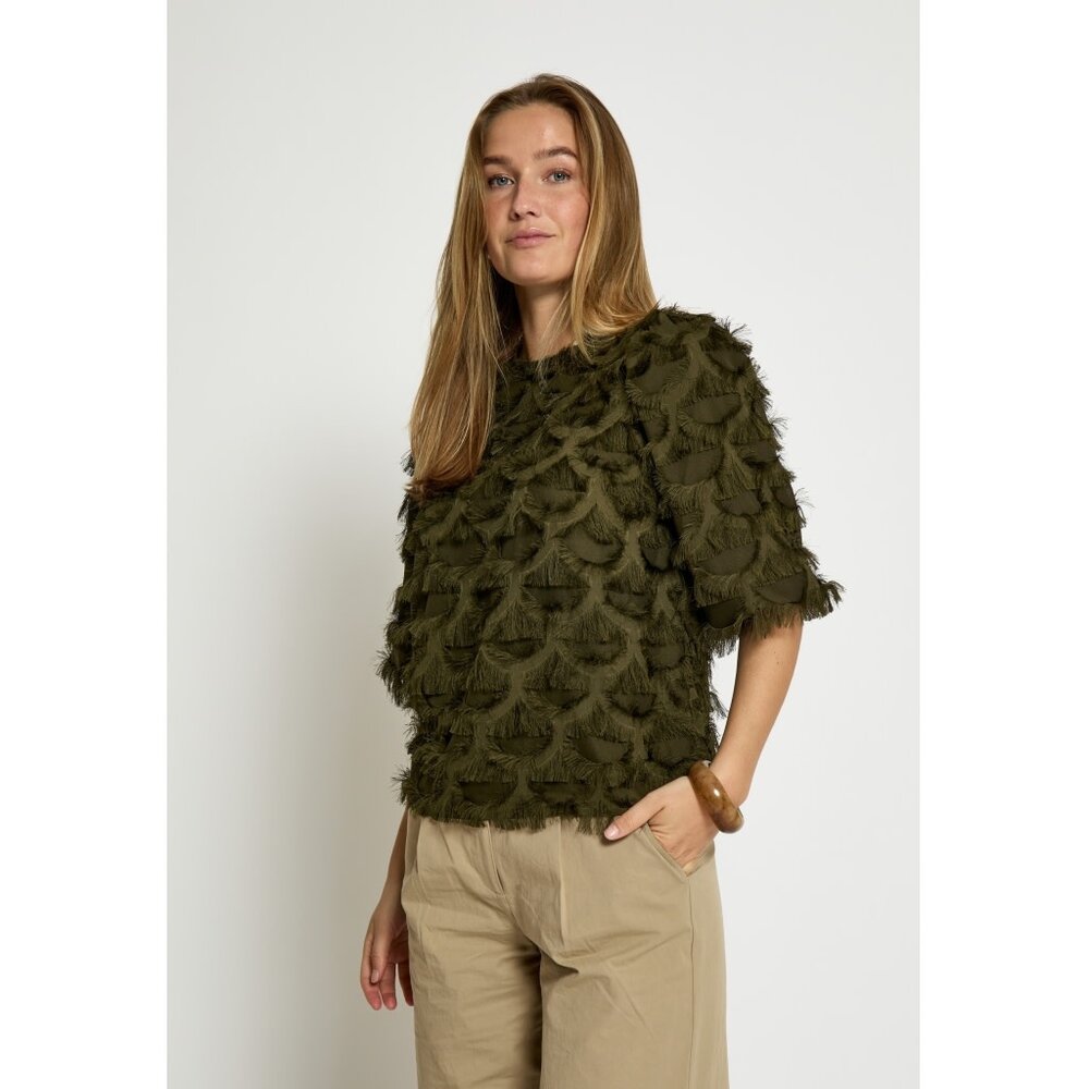 Peppercorn Kylin Blouse - Grape Leaf
