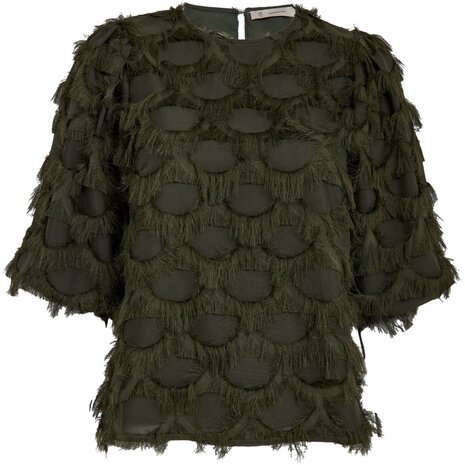 Peppercorn Kylin Blouse - Grape Leaf