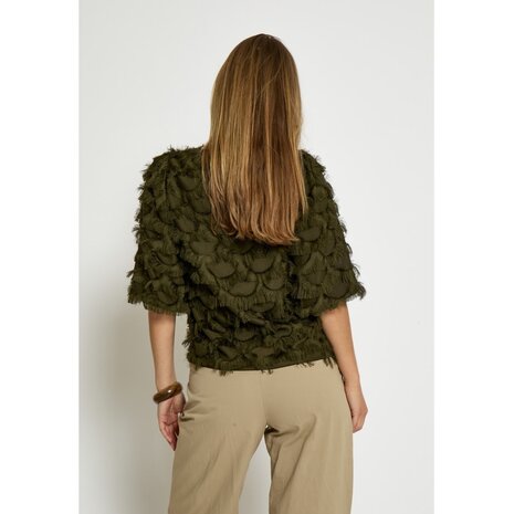 Peppercorn Kylin Blouse - Grape Leaf