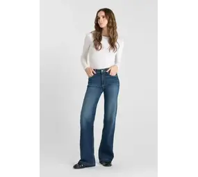 Le Temps des Cerises Jeans pulp flare Ponor taille haute bleu N°2