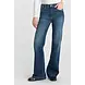 Le Temps des Cerises Jeans pulp flare Ponor taille haute bleu N°2