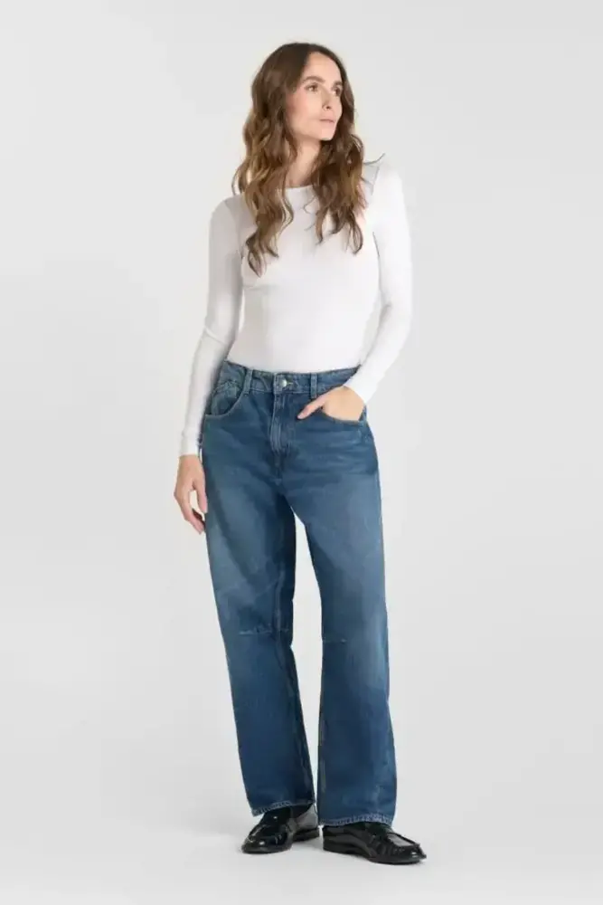 Le Temps des Cerises Jeans balloon Madie kahiki blue N°2