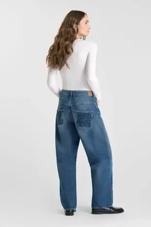 Le Temps des Cerises Jeans balloon Madie kahiki blue N°2