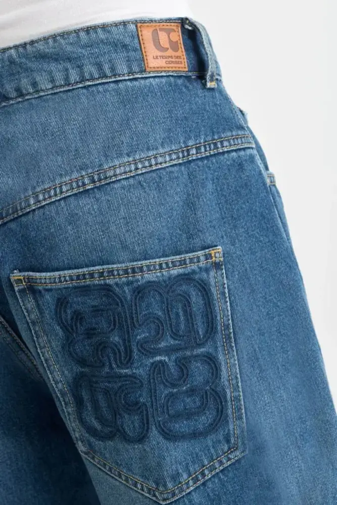 Le Temps des Cerises Jeans balloon Madie kahiki blue N°2