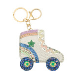 Mimi & Lula Rollerskate Keyring