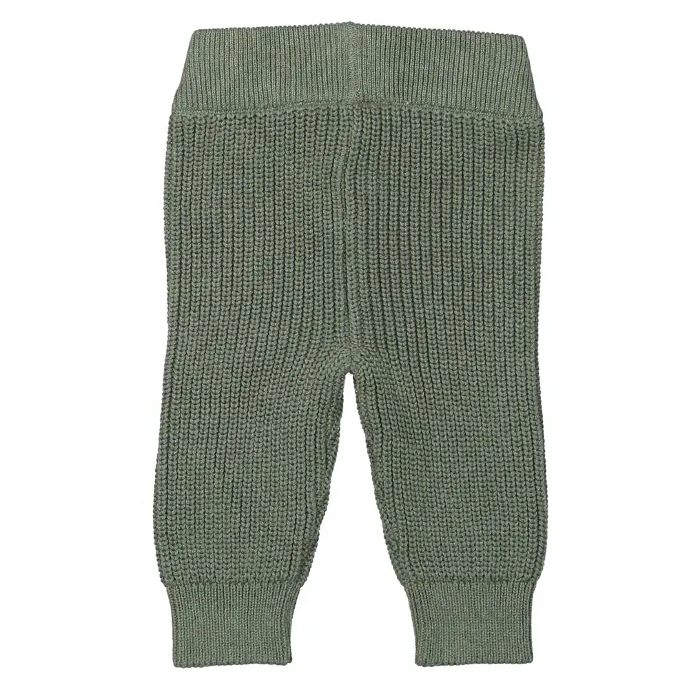 Baje Studio Knitted Legging Wil - Green Moss