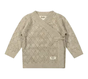 Baje Studio Wrap top Knitwear Maracon - Sand Desert Baje Studio Wrap top Knitwear Maracon - Sand Desert