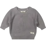 Baje Studio Knitted Pullover Santis - Grey Steel Baje Studio Knitted Pullover Santis - Grey Steel