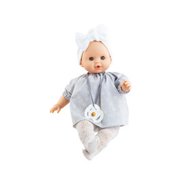 Paola Reina Pop Sonia met mechanisme - bloemenjurk 36cm