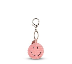 Smiley Smiley Keychain Corduroy - Bubblegum Pink