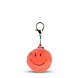 Smiley Smiley Keychain Fuzzy - Bright Coral Smiley Smiley Keychain Fuzzy - Bright Coral