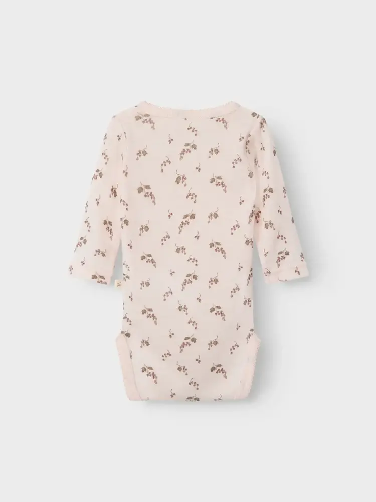 Lil' Atelier Noel Nia Wool LS Slim Body – Morganite Berry