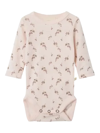 Lil' Atelier Noel Nia Wool LS Slim Body – Morganite Berry
