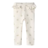 Lil' Atelier Gavo Efi Slim Legging – Pastel Parchment Swan