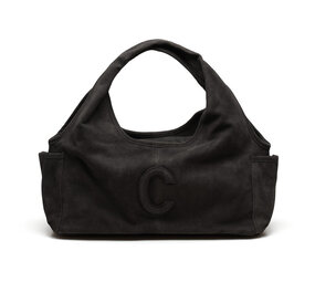 Chabo Bags Suede Sophie Mini Shopper - Black