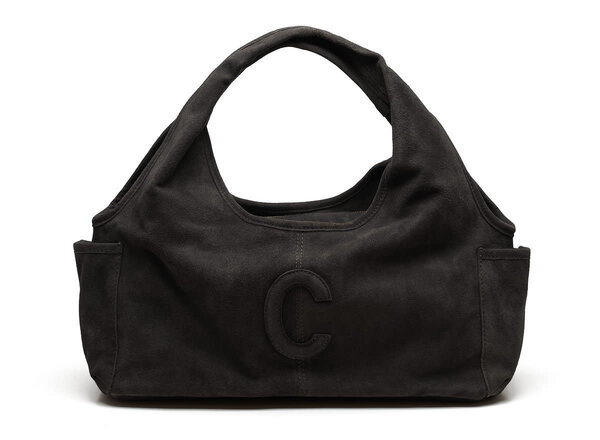 Chabo Bags Suede Sophie Mini Shopper - Black Chabo Bags Suede Sophie Mini Shopper - Black