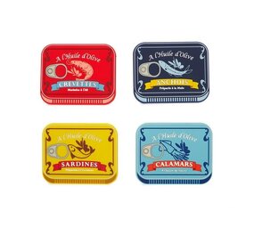 Balvi Coasters Conserverie x4 assorted colours