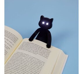 Balvi Book light Meow black silicone