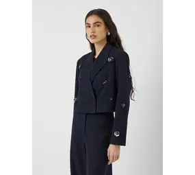 Y.A.S Midnight Short Blazer – Navy Blazer Y.A.S Midnight Short Blazer – Navy Blazer