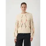 Y.A.S Gabbi Knit Pullover – Birch Melange