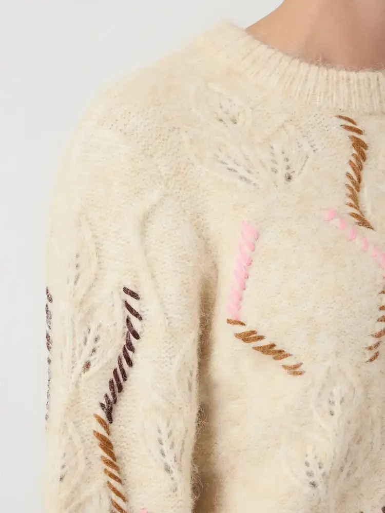 Y.A.S Gabbi Knit Pullover – Birch Melange Y.A.S Gabbi Knit Pullover – Birch Melange